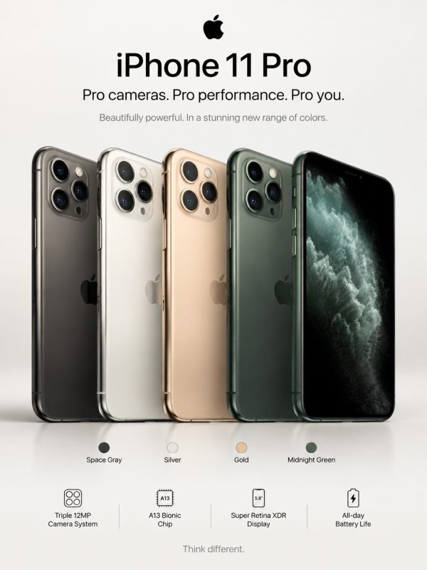 567657f iPhone 11 Pro, A13 Bionic & Pro-Level Photography