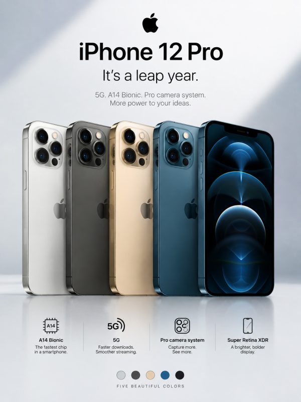 675756f iPhone 12 Pro, A14 Bionic, 5G & ProRAW Photography
