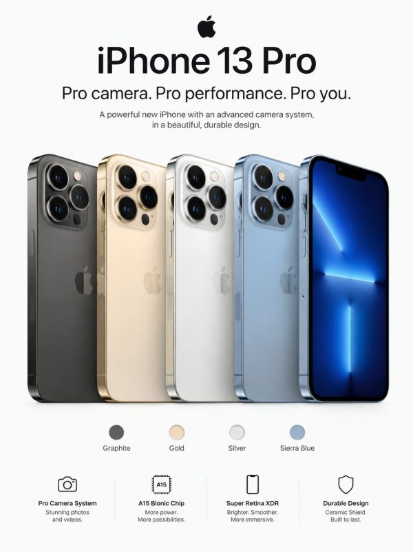 67867ygu iPhone 13 Pro | 120Hz ProMotion & A15 Bionic